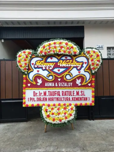 Papan Bunga Pernikahan wonosobo