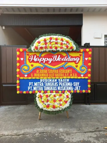 Papan Bunga Pernikahan wonosobo